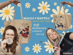 Maluj i Haftuj - wakacyjna torba.