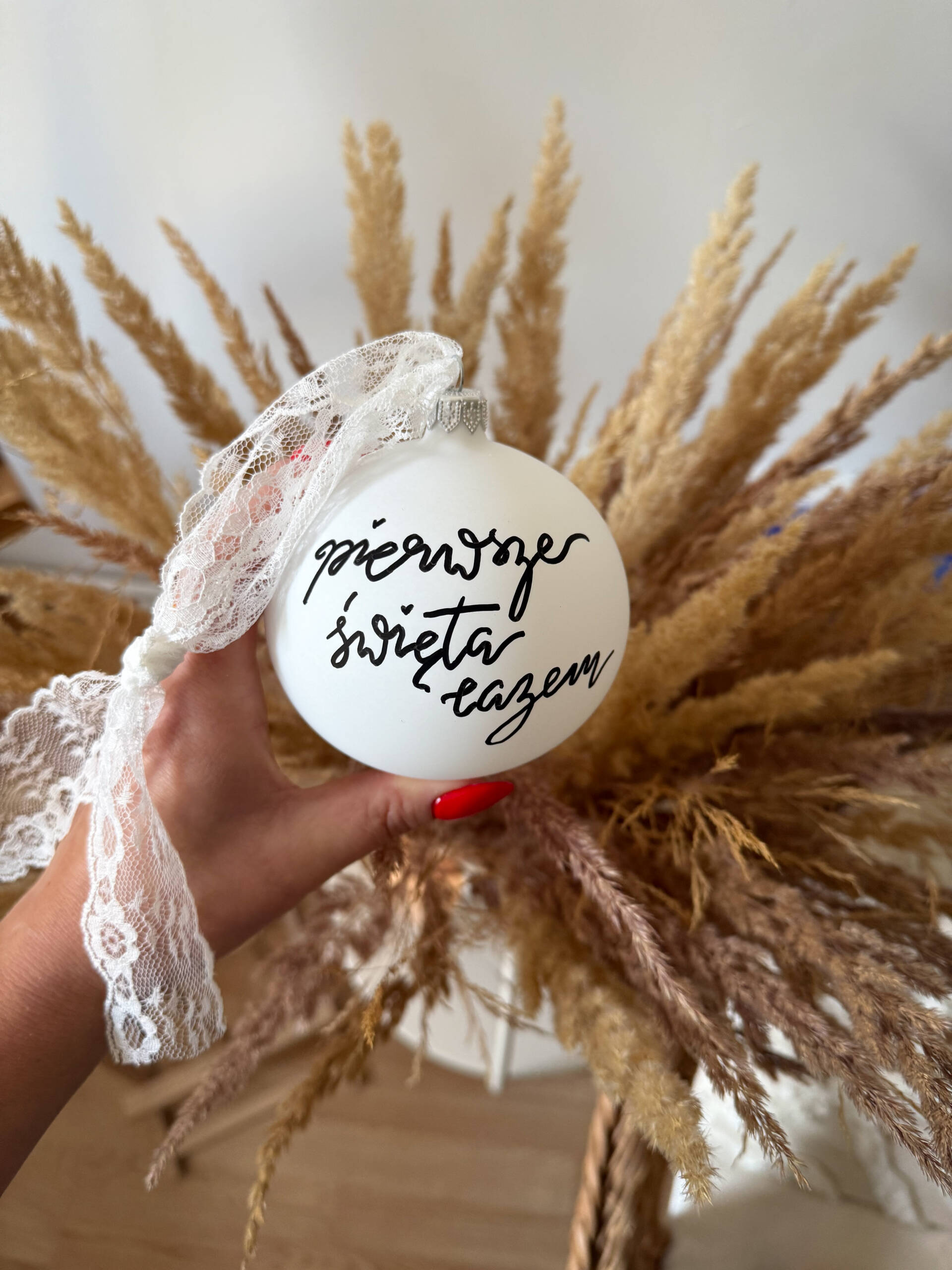 Bombka z personalizowanym napisem